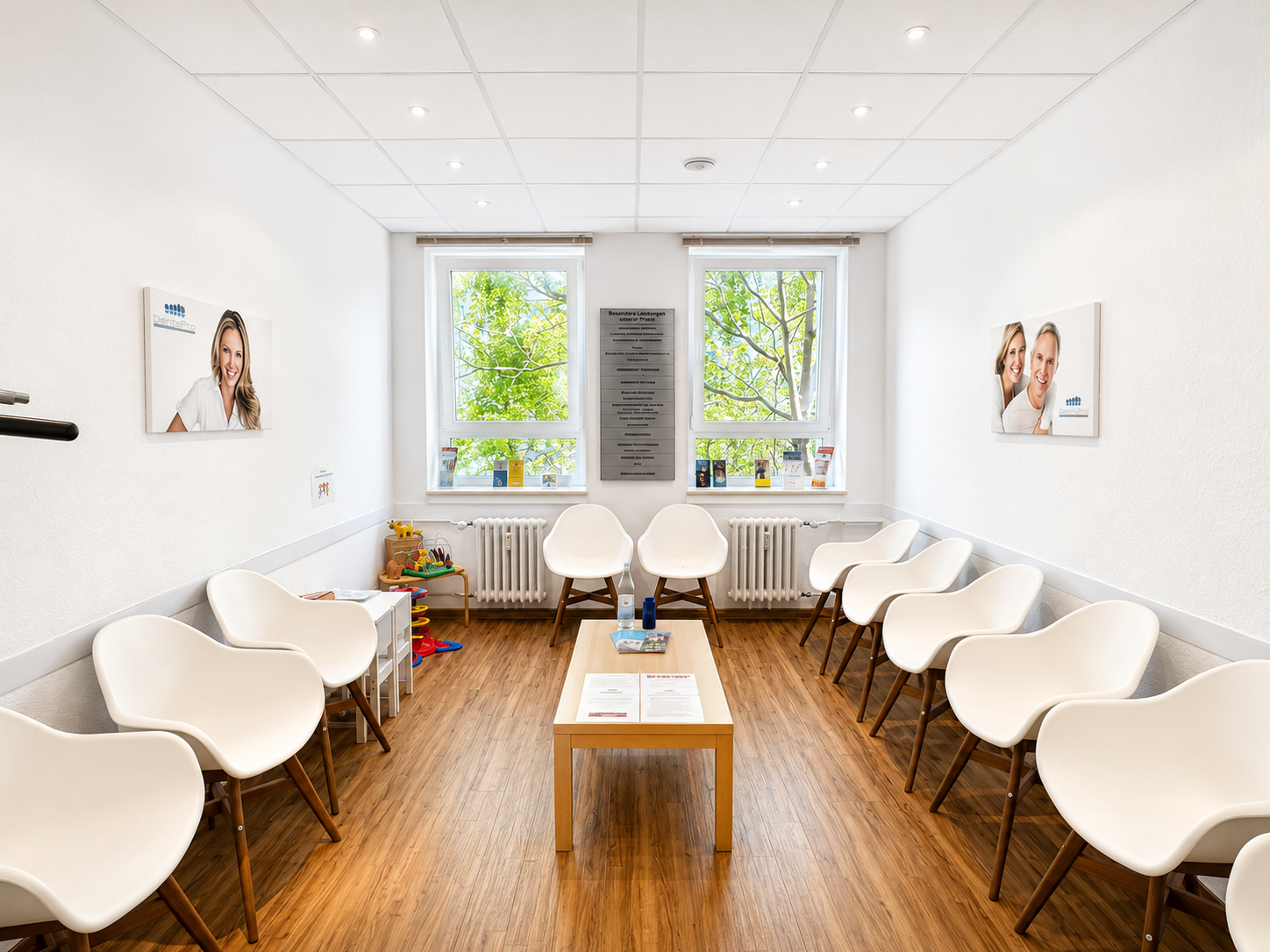 DentsPro Zahnarztpraxis Lichtenberg – Wartebereich