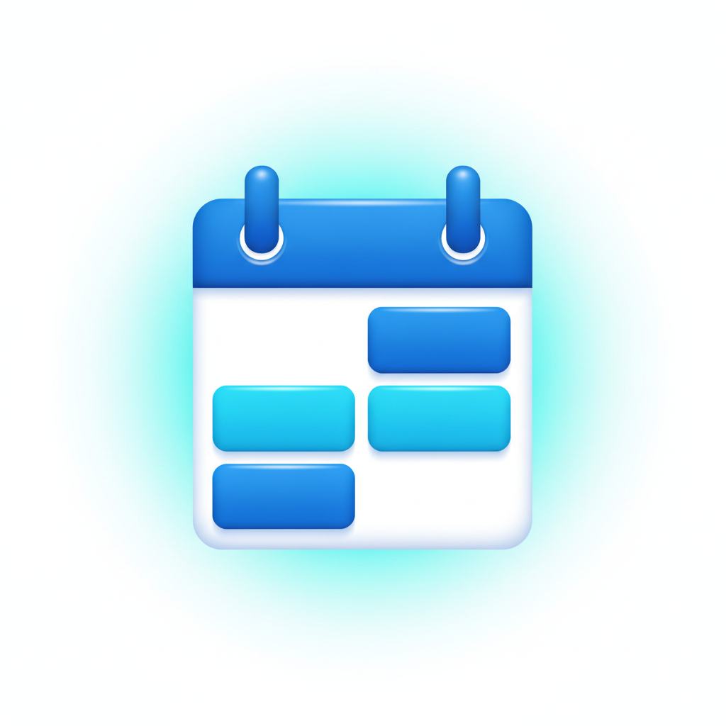 Kalender mit vier markierten Tagen