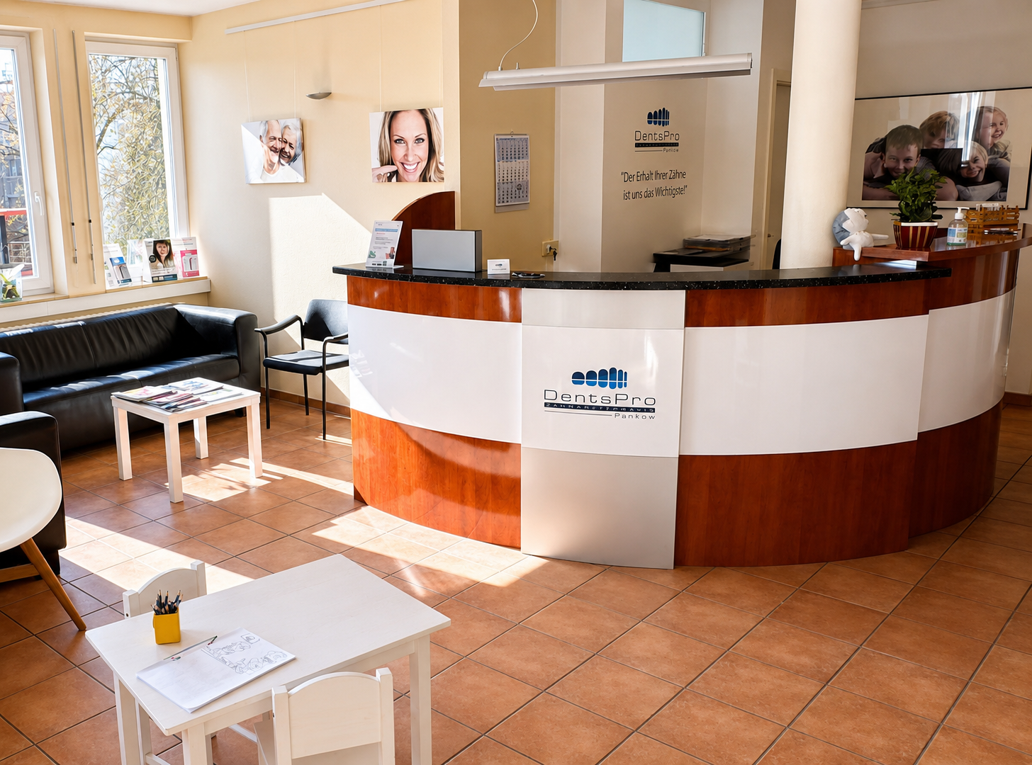 Rezeption der DentsPro Praxis Pankow